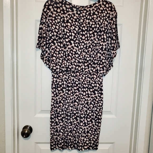 T Bags Abstract Heart Printed Dress Valentines Day Date Large - Picture 6 of 12